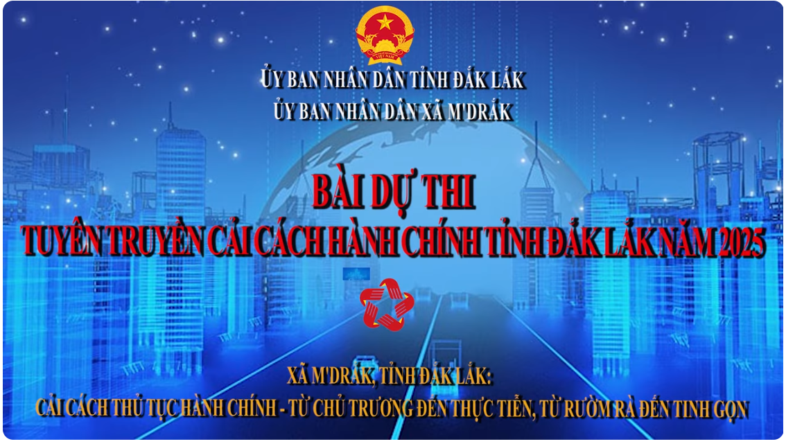 Trường TH Kim Đồng tham gia hưởng ứng cuộc thi tìm hiểu cải cách hành chính trên địa bàn xã M’Drắk.